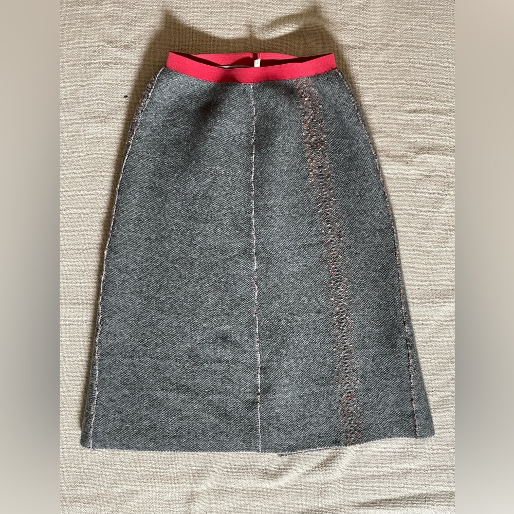 Boboutic wool blend knit skirt
